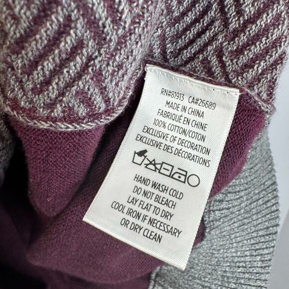 Robert Graham Draco Quarter-Zip Knit Sweater Long Sleeve Preppy Casual Men's XXL - Picture 7 of 8